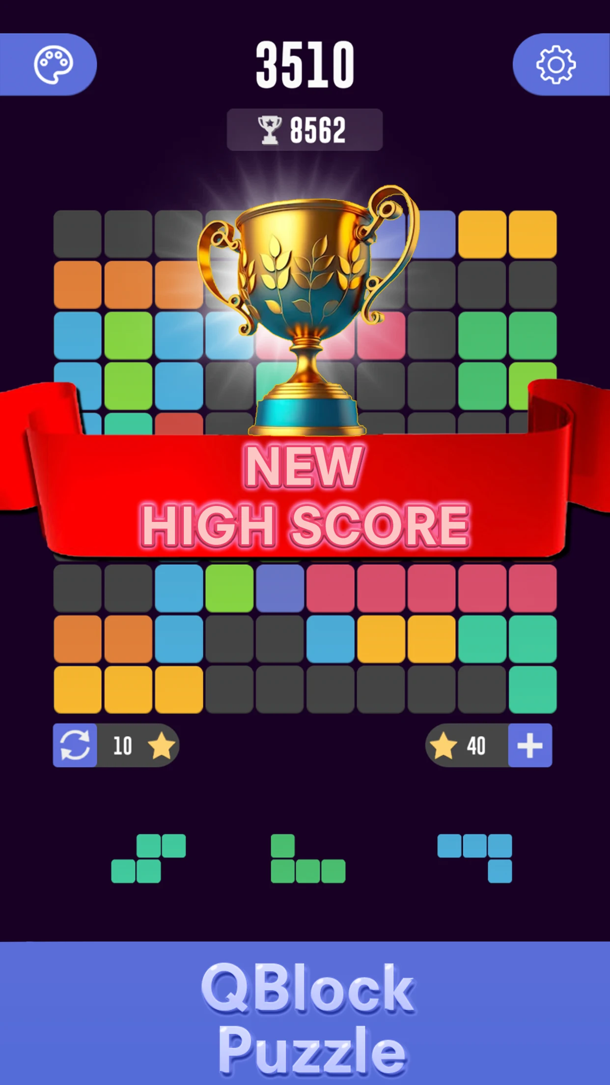 QBlock Puzzle : Brain Games screenshot