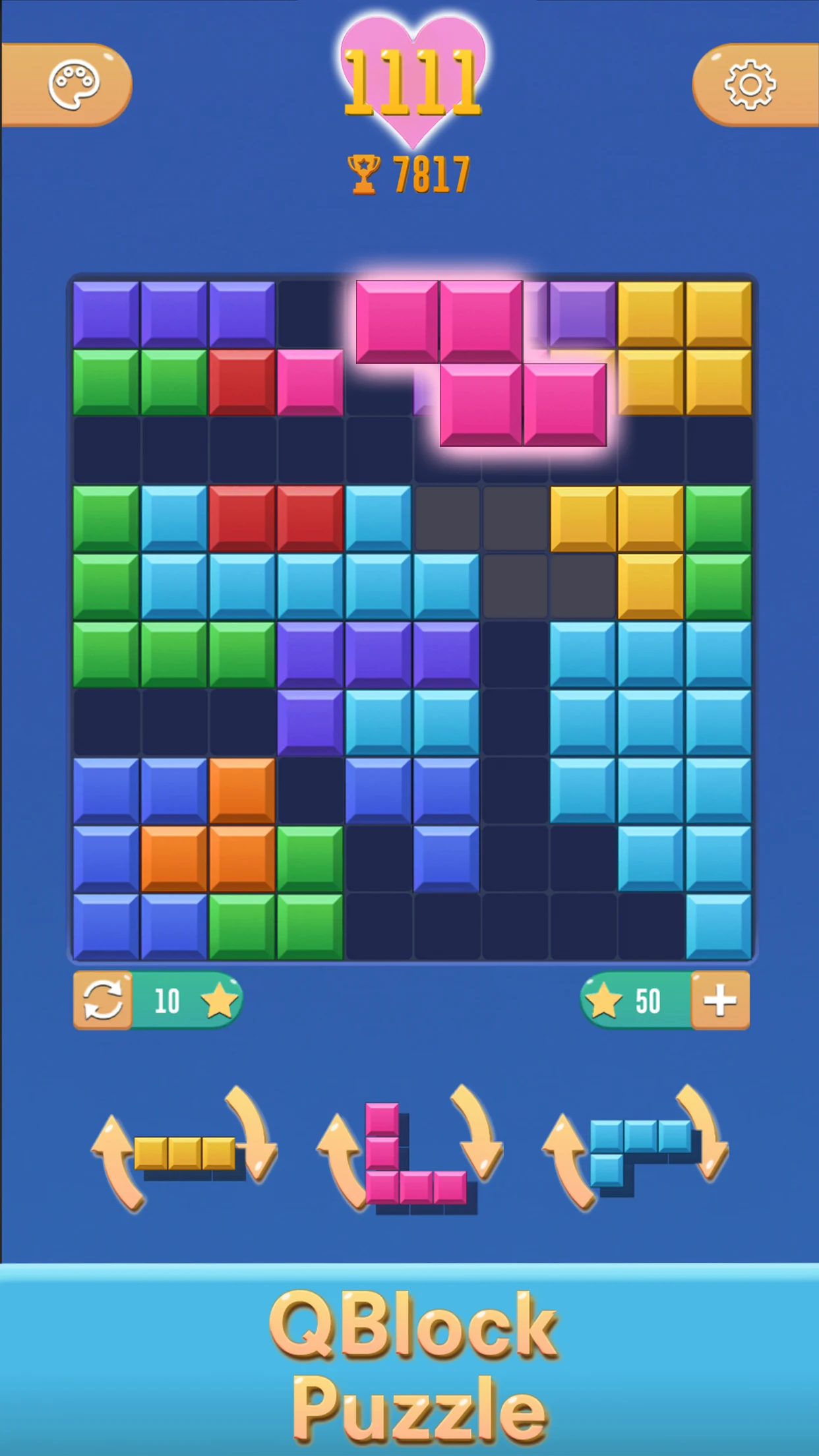 QBlock Puzzle : Brain Games screenshot
