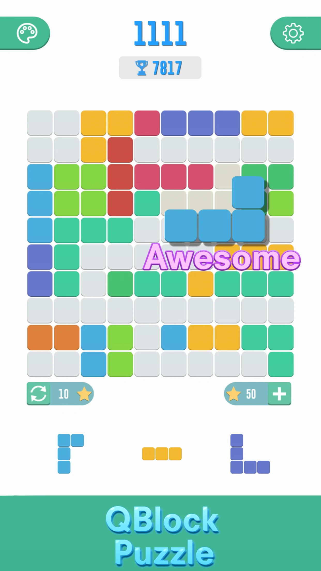 QBlock Puzzle : Brain Games screenshot