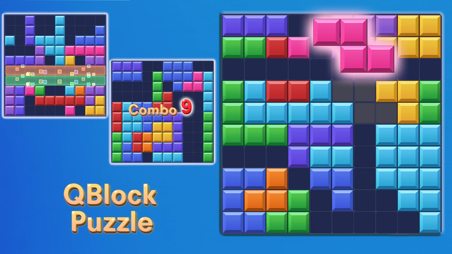 QBlock Puzzle : Brain Games screenshot